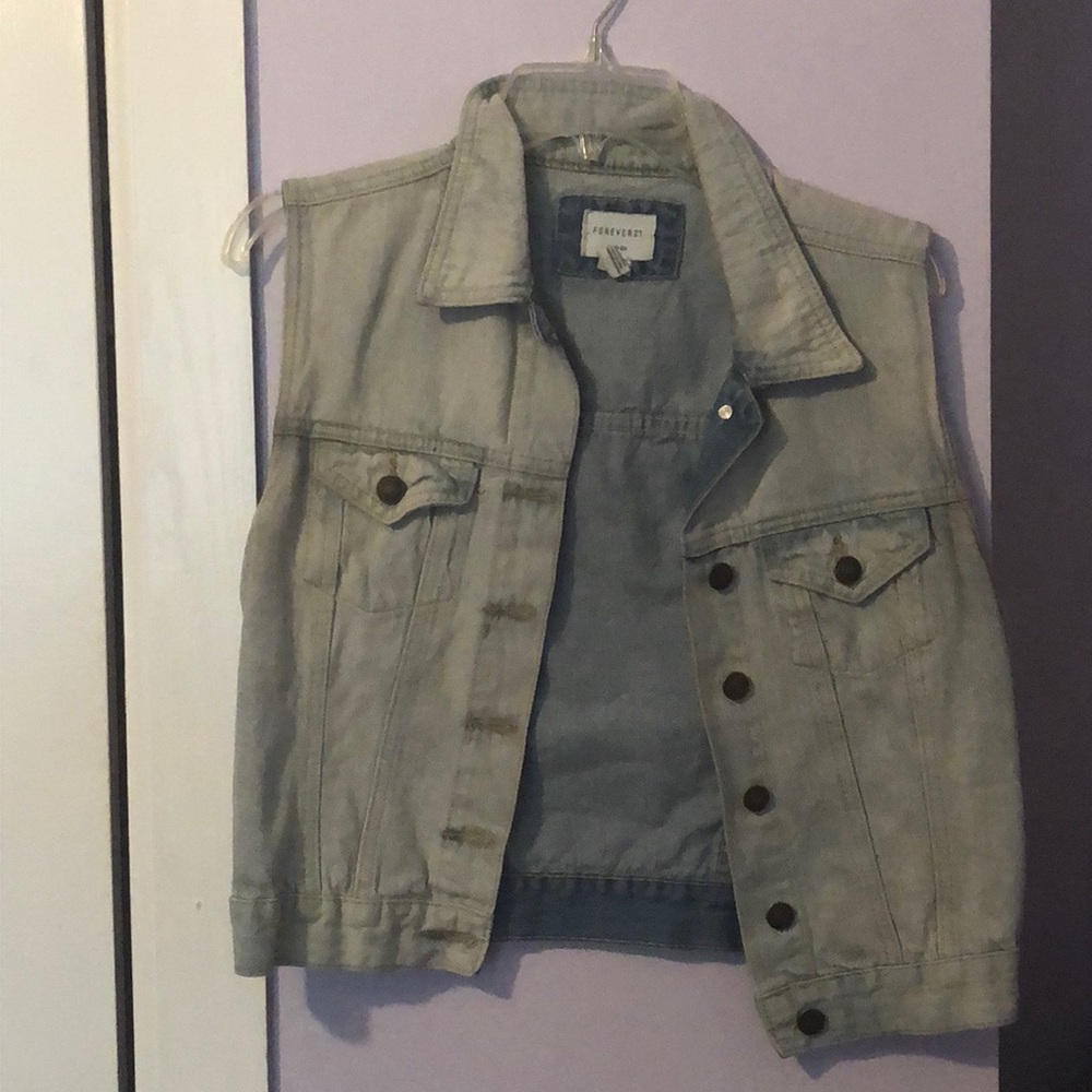 Jean vest from forever21